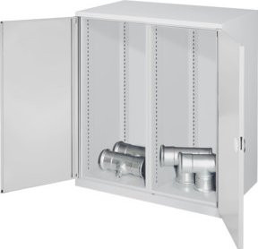 Kappes Schwerlastbeistellschrank Mod. 70 Leergehäuse in Grau mit Doppelwandtüren und Stahlkonstruktion, H x B x T: 111 x 60 x 60 cm - Bild 1