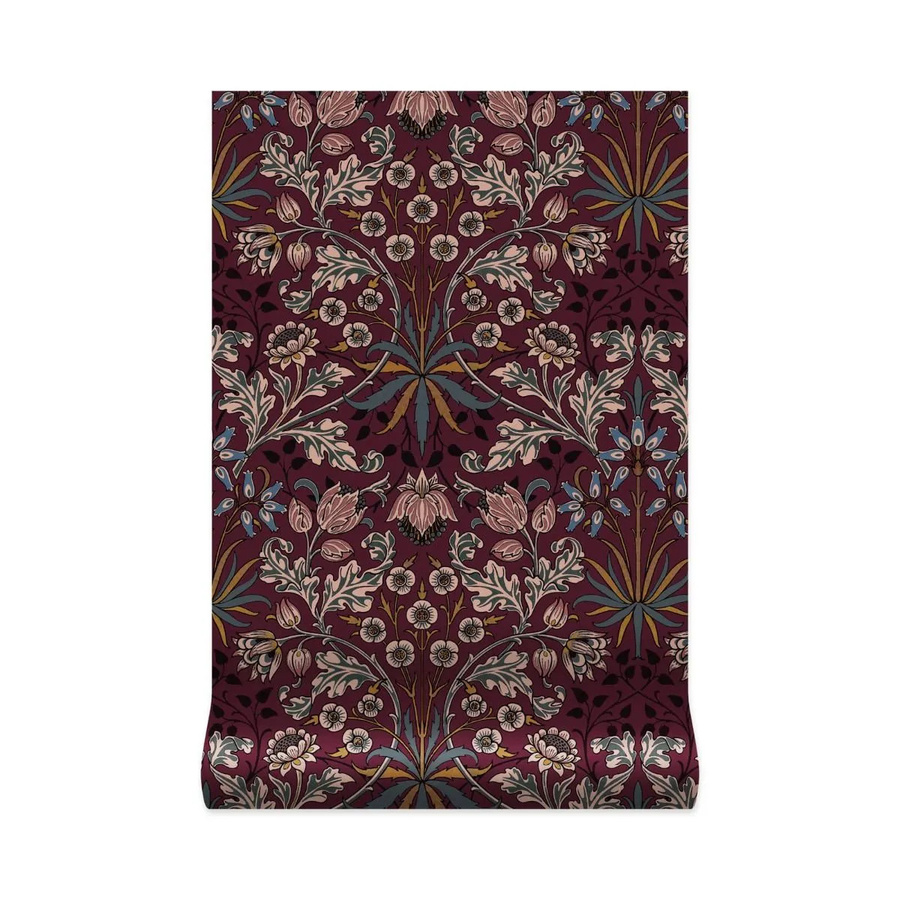 House of Hackney Tapete Hyacinth Mulberry mit floralem Art Nouveau Design, Vlies, Breite: 54 cm, Länge: 300 cm - Bild 1