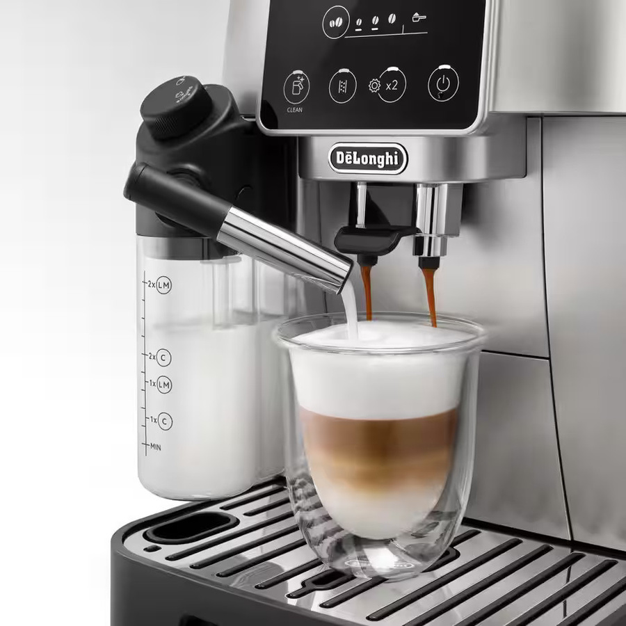 DeLonghi Magnifica Start ECAM220.80.SB Kaffeevollautomat in Silber-Schwarz mit LatteCrema Hot Milchsystem - Bild 4