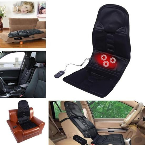 CAR SHOW Massagekissen für Nacken und Rücken aus Polyester und Schwamm, weich und ergonomisch geformt, Unisex - Bild 4