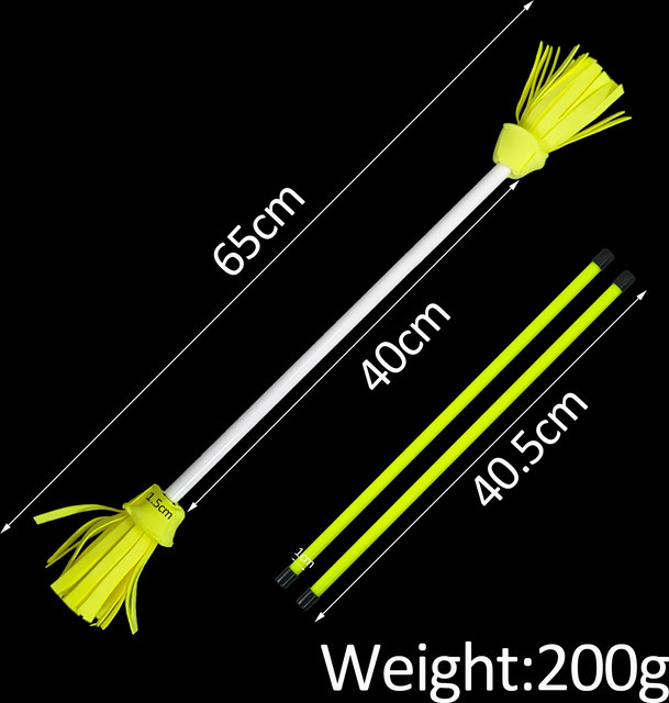 Soonjoy Jonglieren Blumenstab, LED-Licht, Bunt / Mehrfarbig - Bild 1