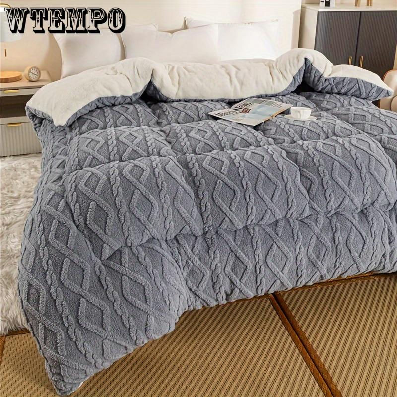 WTEMPO Ganzjahres-Steppdecke aus Mikrofaser in Beige, B/B: 150 x 200 cm, atmungsaktiv und maschinenwaschbar - Bild 6