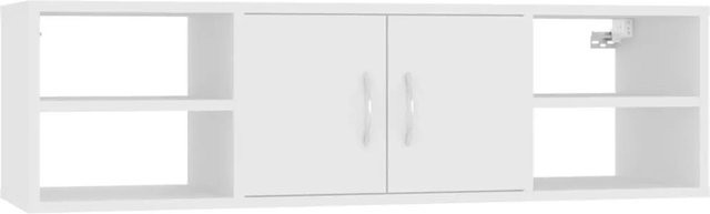 vidaXL Wandregal aus Holzwerkstoff in Weiß, B/T/H: 102 x 30 x 29 cm - Bild 1