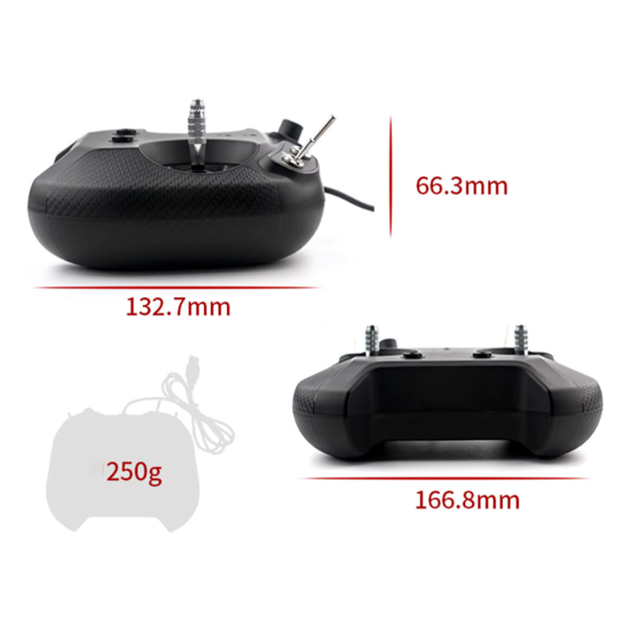 Flysky SM001 8CH RC Flugsimulator Controller für Helikopter und Drohnen in Schwarz mit USB-Anschluss für PC - Bild 3