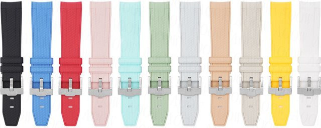 Uhrenarmband Silikon, 20 mm, Unisex - Bild 1