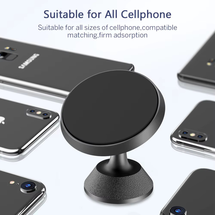 Universeller magnetischer Autotelefonhalter in Schwarz für iPhone und Samsung Smartphones - Bild 6