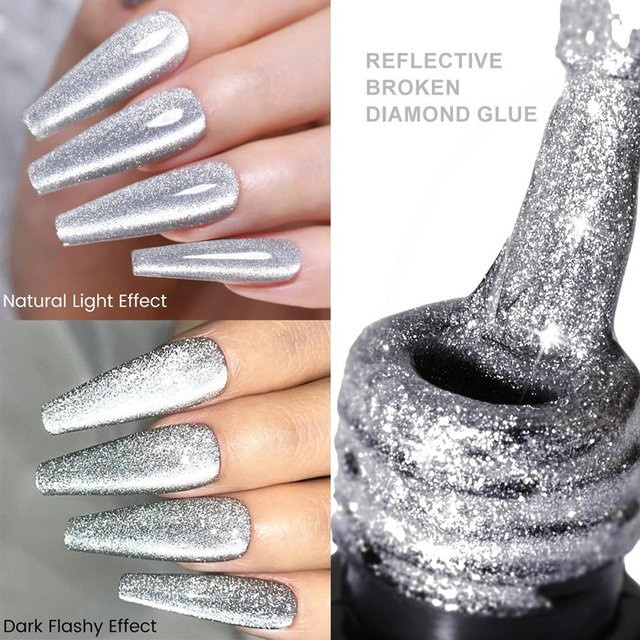 Vendeeni Magnet-Gel-Nagellack, Kristall-Katzenaugen-Effekt, 5 ml - Bild 1