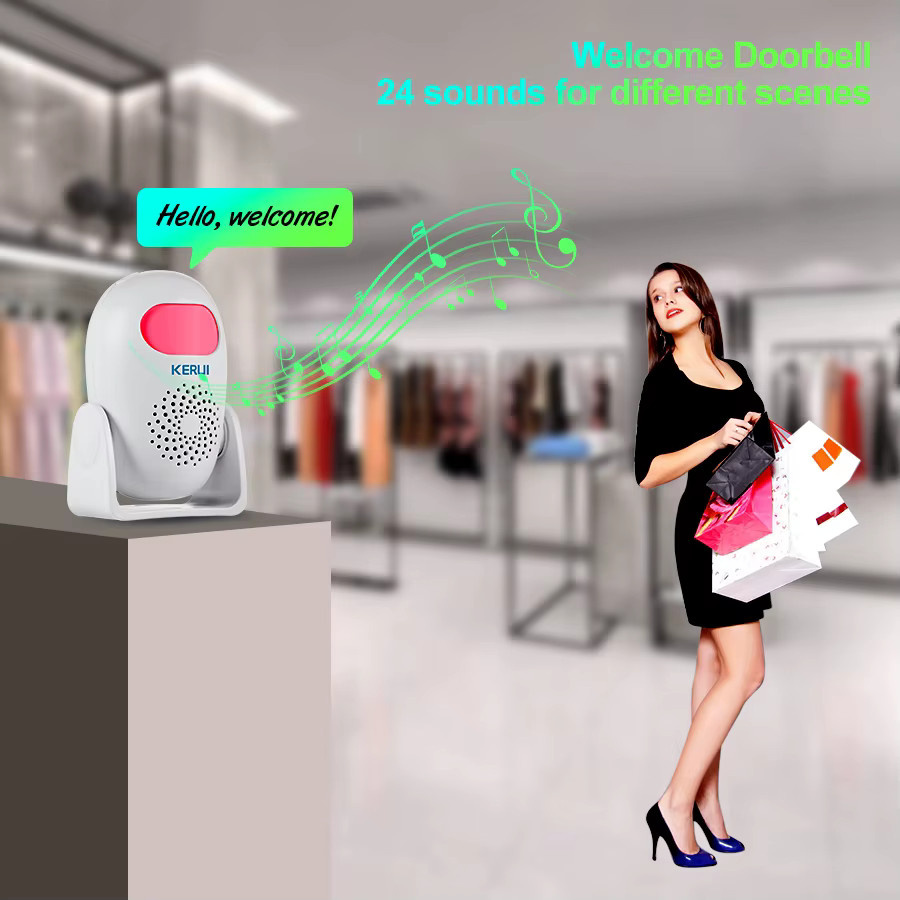 KERUI Smart M120 PIR Infrarot Bewegungsmelder und Anti-Diebstahl Alarm in Weiß - Bild 5