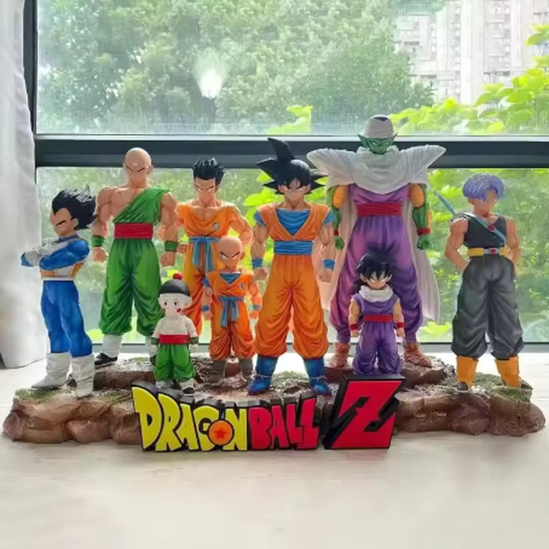 Bandai Dragon Ball Z Infinite Z Warrior Set mit 9 Anime-Figuren wie Goku, Gohan, Vegeta, Piccolo und Trunks in Multicolor - Bild 4