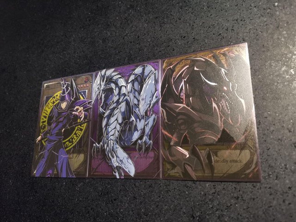 Yiran toy 1 Yu-Gi-Oh! Blauäugiger weißer Drache Sammel-Flash-Karte, 3-teiliges Set
