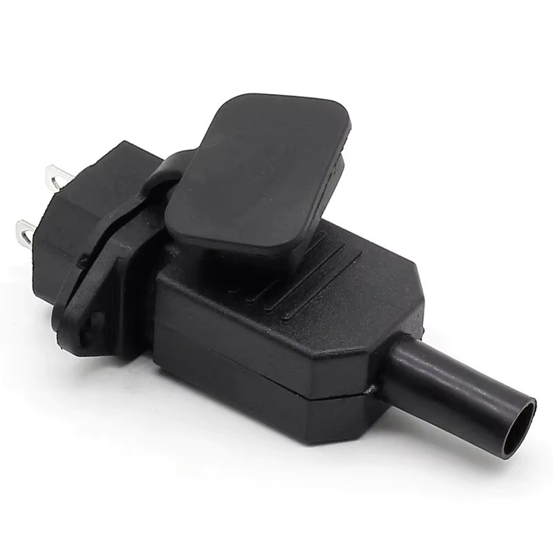 ELECAPITAL 5er Set Stromstecker für Kabelmontage mit IEC 320 C13 Buchse und C14 Stecker, Schwarz, 10A/250V - Bild 3