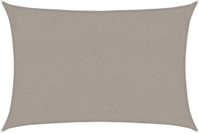 vidaXL Sonnensegel aus HDPE in Hellgrau, rechteckig, B x T: 200 x 250 cm - Bild 1