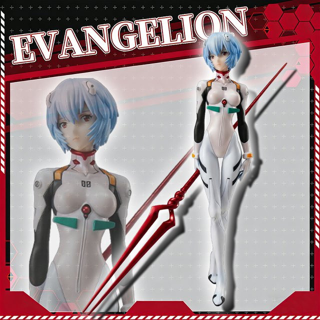 Bandai Neon Genesis EVANGELION Eva Ayanami Rei, Actionfigur, Kunststoff, Weiß - Bild 1