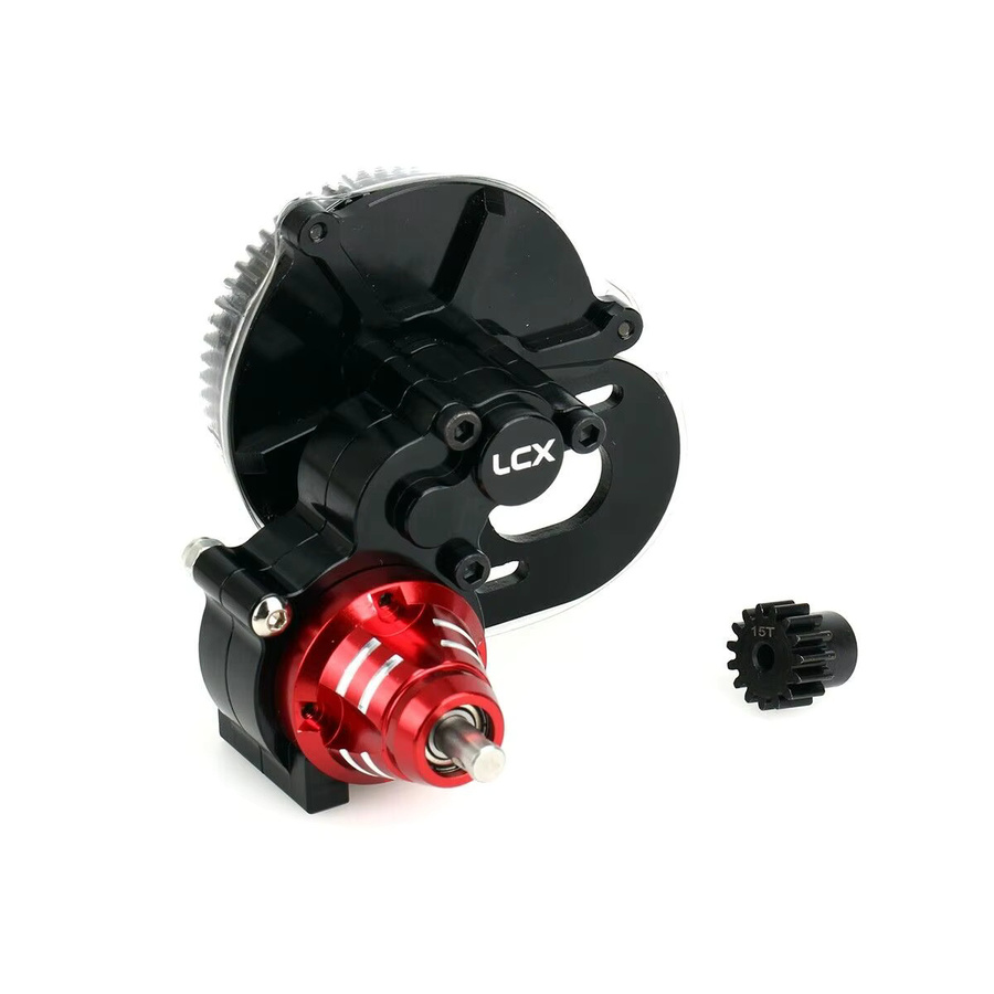 LCX Racing Aluminium Getriebe Komplettset, Zubehör, Metall, Schwarz - Bild 2