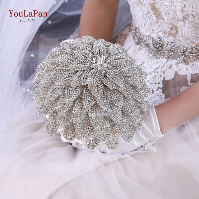 YouLaPan Brautstrauß, Strass, Damen - Bild 1