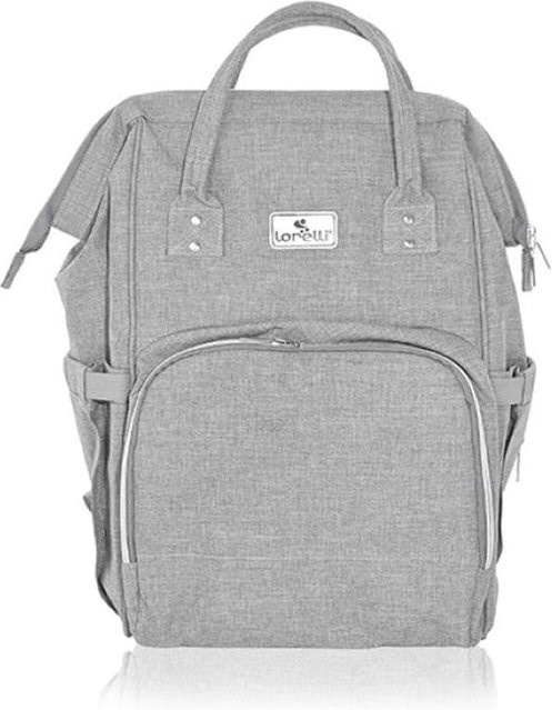 Lorelli Kinderwagentasche Tina Rucksack mit Wickelunterlage in Grau - Bild 1