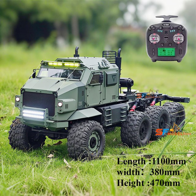 SMODELF Schwerer Offroad-Truck, RC Geländewagen, 1:8, mit Beleuchtungssystem und Seilwinde - Bild 1