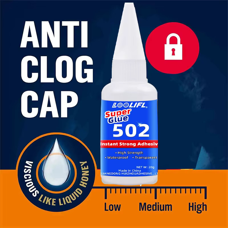 LOOLIFL 502 Superkleber transparent, hochfester Sofortkleber für Metall, Kunststoff und PVC, 20 g - Bild 4
