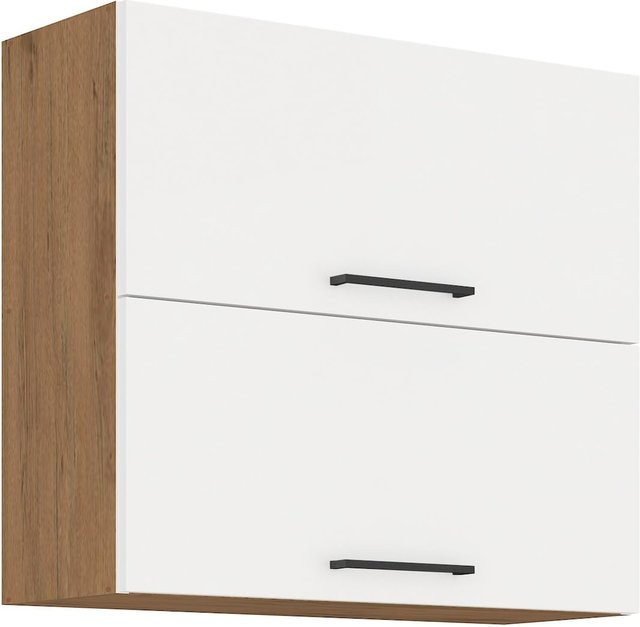 Vigo Hängeschrank Lancelot Küchenschrank Weiß Hochglanz Breite: 80 cm - Bild 1