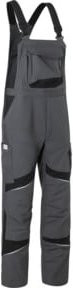 Kübler Latzhose ACTIVIQ cotton+ HIGH PSA 2 in Anthrazit/Schwarz mit Reflexstreifen und Kniepolstertaschen - Bild 1