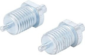 BGS Ersatzzapfen in Silber für Art. 9602, 2-teiliges Set, 2,5 - 4 mm - Bild 1