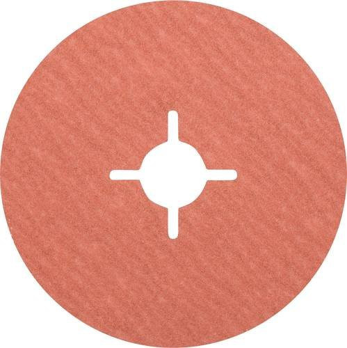 PFERD A-COOL Korund Fiberscheibe für Edelstahl, Durchmesser: 125 mm, Körnung: 80, 25 Stück - Bild 1