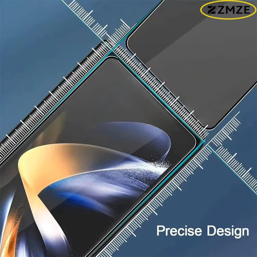 4er-Pack SnakeGlass Displayschutzfolien aus gehärtetem Glas für Samsung Galaxy Z Fold 7 6 5 4 3 2, transparent, kratzfest und HD-klar - Bild 4