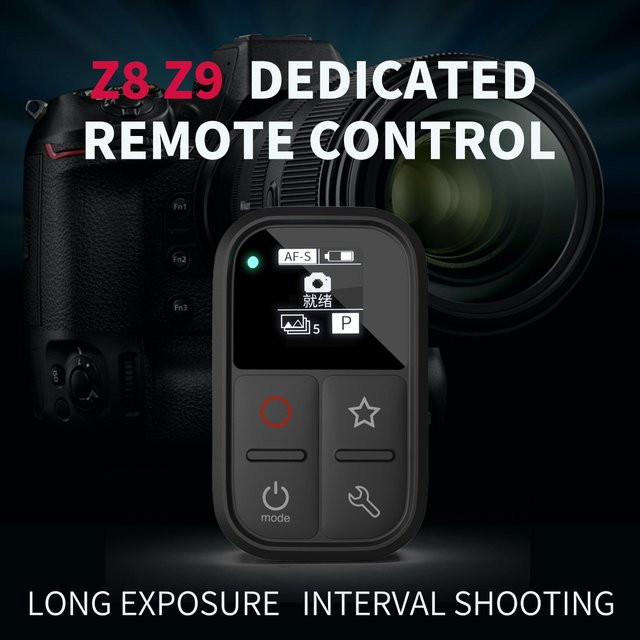 Nikon WiFi-Fernbedienung in Schwarz kompatibel mit Nikon Z8, Z9 und Z5 - Bild 1