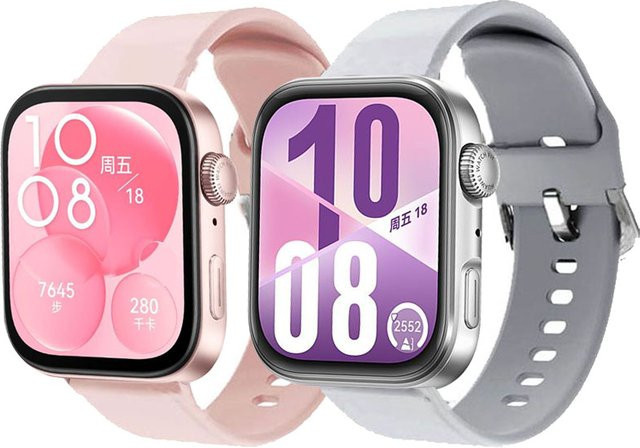 Uhrenarmband Silikon, Weiß, Unisex, für Huawei Fit 3 Fit 4 Pro - Bild 1