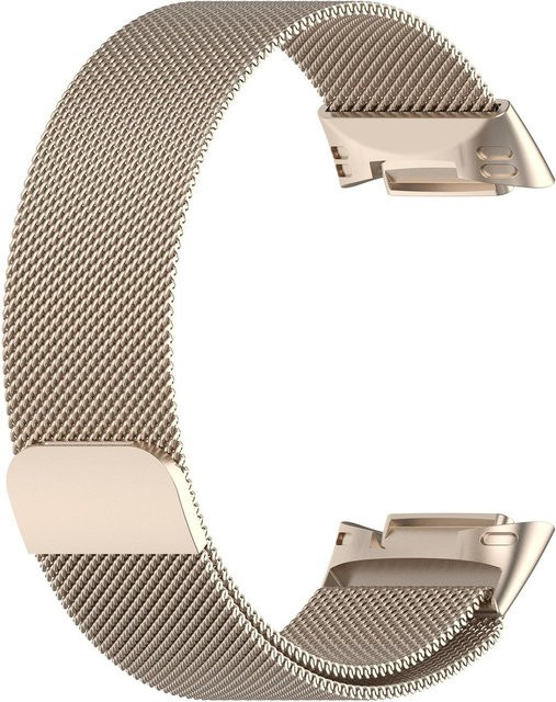 LUJING Uhrenarmband Edelstahl, Gold, Unisex - Bild 1