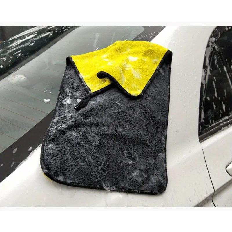 TIHUAT Mikrofaser-Reinigungstuch, hochsaugfähiges Mehrzweck-Tuch für Küche und Auto, B/B/B: 30,0 x 30,0 x 1,0 cm - Bild 3