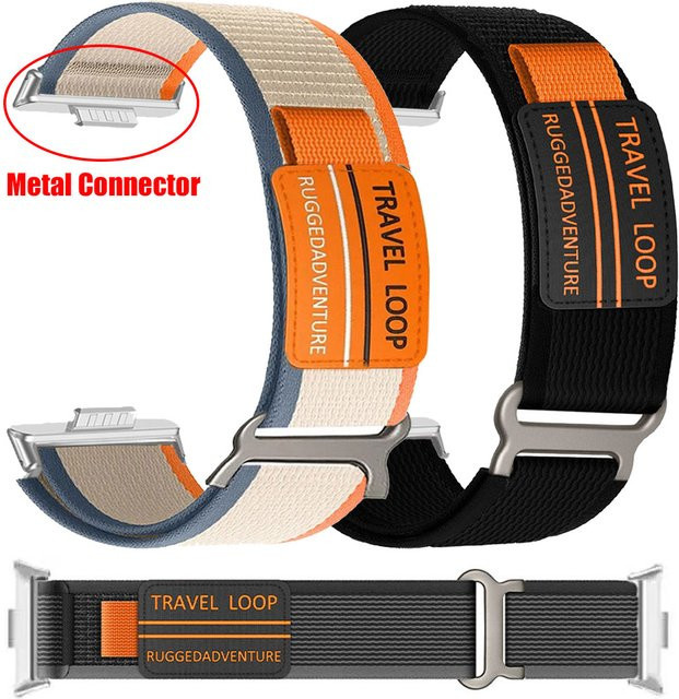 Huawei Uhrenarmband Nylon, Schwarz, Unisex - Bild 1
