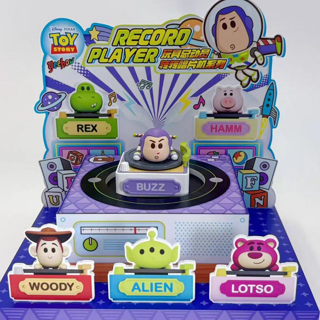 MORSTORM Toy Story 5 Plattenspieler-Serie Blind Box Sammelfigur, Disney, Einzelfigur - Bild 1