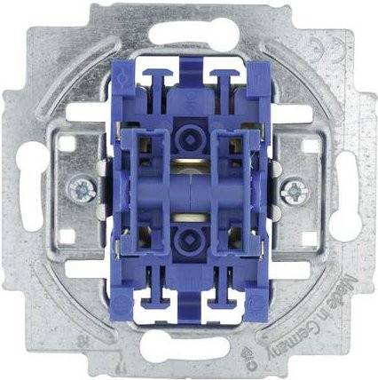 Busch-Jaeger Serienschalter-Einsatz Reflex SI Linear Enzianblau RAL 5010 2000/5 US Unterputz mit Steckklemme - Bild 2