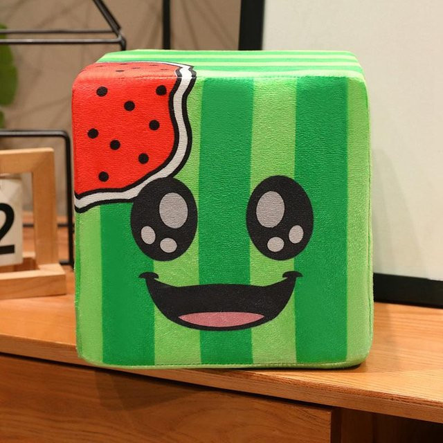 Yiran toy Quadratische Wassermelonen-Stofftier, Plüschtier, 20cm - Bild 1