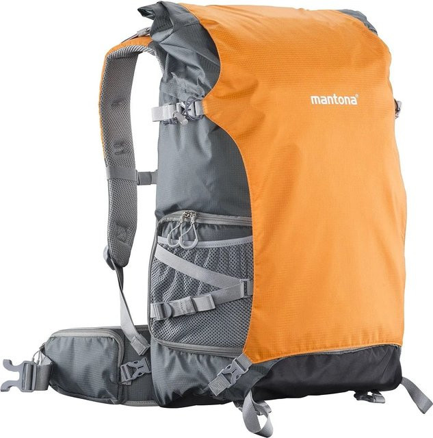 Mantona Kamera Rucksack Elements Pro 50 in Orange mit Hülle für 15 Zoll, H x B x T: 60 x 26 x 35 cm - Bild 1