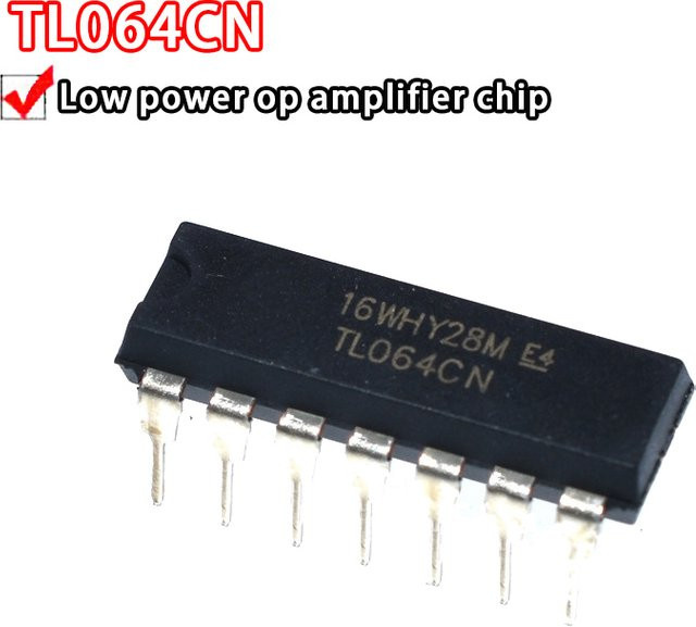 10 Stück Si Tai&SH Operationsverstärker TL064CN TL074CN TL084CN in DIP14 Gehäuse, Schwarz - Bild 1