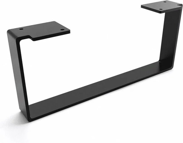HEVVA Möbelbein LUXEMBURG in Schwarz, Höhe: 15 cm, Tiefe: 35 cm - Bild 1