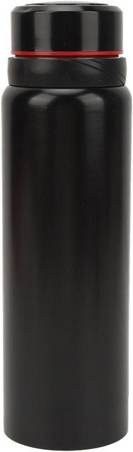 OutsideWorld Edelstahl Isolierbecher mit Temperaturanzeige in Schwarz, 1000ml - Bild 1