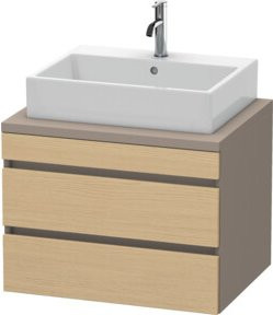 Duravit Waschtischunterschrank DuraStyle in Ei Natur Beige mit 2 Schubladen, Breite: 70 cm, Tiefe: 54,8 cm, Höhe: 51,2 cm - Bild 1