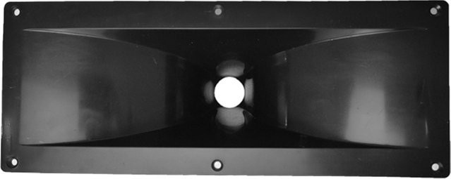 Hochtöner Lautsprecher Zubehör Höhenhorn in Schwarz für Heimkino HiFi Karaoke und Professional Mixer Audio, Breite: 30 cm, Höhe: 11,5 cm - Bild 1