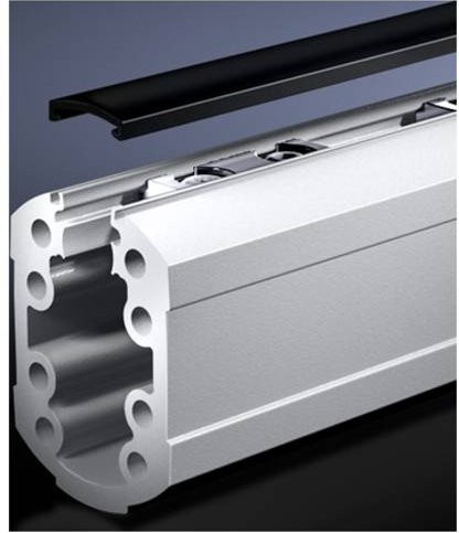 Rittal CP 6206.110 Tragprofil aus Aluminium in Hellgrau - Bild 1