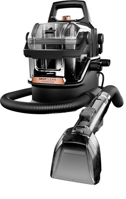 BISSELL SpotClean HydroSteam Pro Handheld-Dampfreiniger in Schwarz für Polster und Teppiche mit Heißwasserfunktion und Tierhaarentfernung - Bild 1