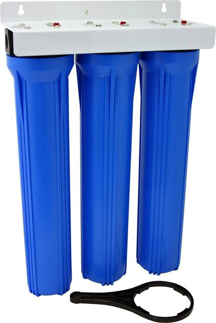 Naturewater Nw-Brk03 3-Stufen Filter mit PP-Kartuschen in Blau, 3/4 Zoll Anschluss - Bild 1