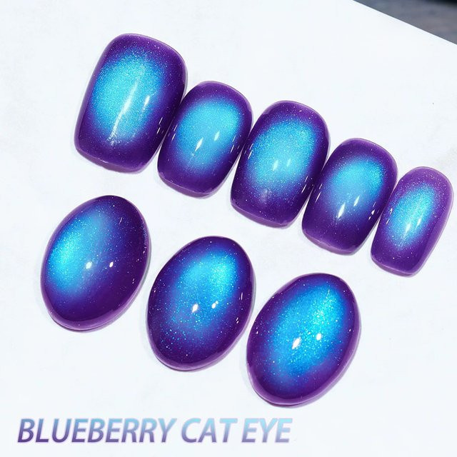 MIANEL Nagellack, Blau-Violett, Schimmernd - Bild 1