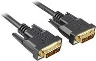 Sharkoon DVI-D auf DVI-D Kabel in Schwarz, 3,0 m - Bild 1