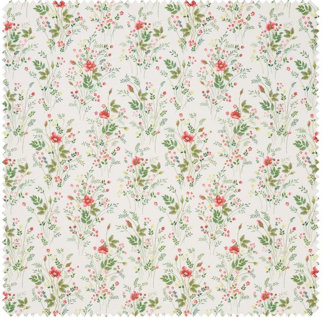 Westfalenstoffe Baumwoll-Stoff Florenz Farn mit Blumen in Multicolour - Bild 1