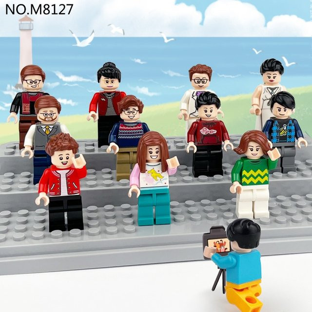 Meigao Tourgruppen-Miniatur, Kleinpartikel-Bausteine, Set - Bild 1
