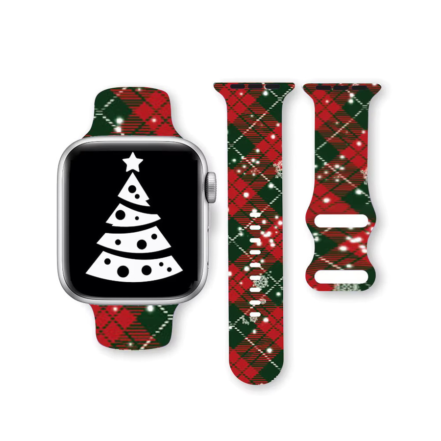 Uhrenarmband Silikon, Weihnachten, Unisex - Bild 5