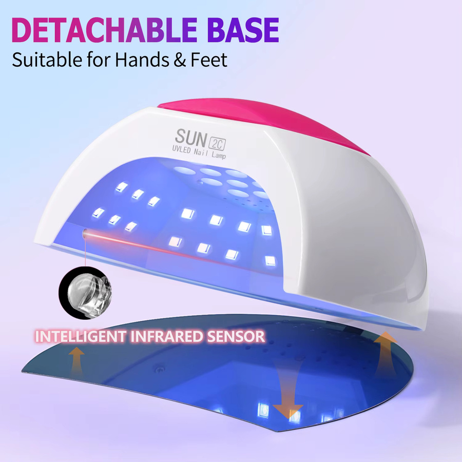 Sun2C Nagellampe, 48W, LED UV, für Maniküre und Pediküre, Unisex - Bild 2